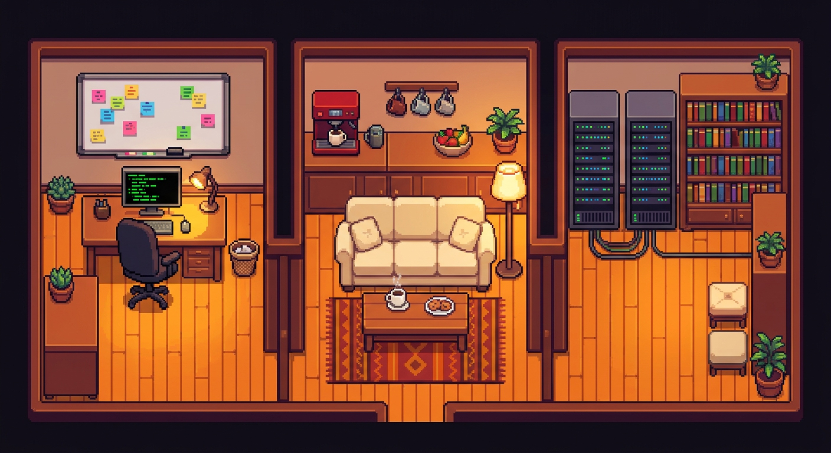 像素工作室背景